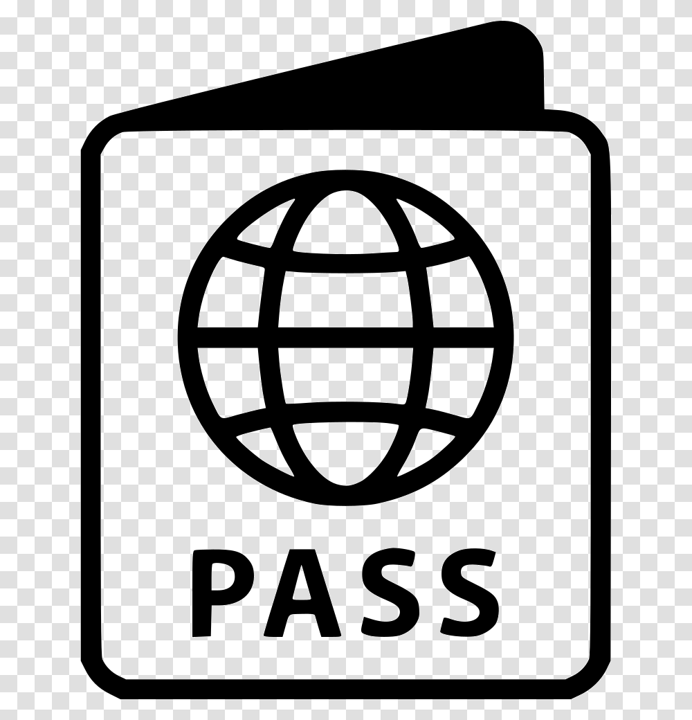 Passport Icon Free Download, Stencil, Logo Transparent Png
