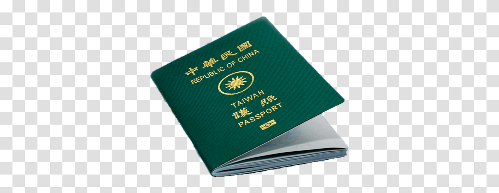 Passport Of Taiwan Solid, Text, Id Cards, Document Transparent Png