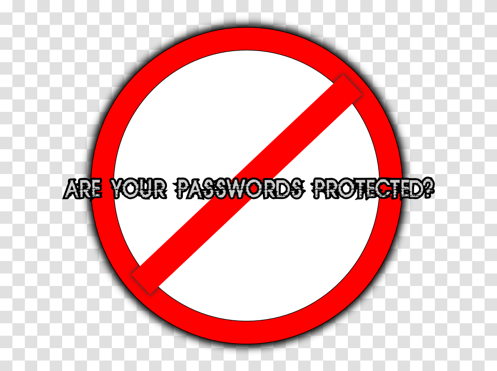 Password Security Strength Indicator Circle, Symbol, Road Sign, Stopsign, Tape Transparent Png