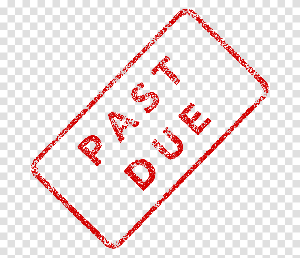 Past Due Business Stamp, Finance, Number Transparent Png