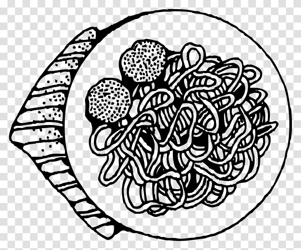 Pasta Black And White, Gray, World Of Warcraft Transparent Png