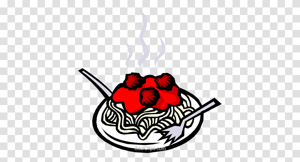 Pasta Royalty Free Vector Clip Art Illustration, Meal, Food, Dish, Icing Transparent Png