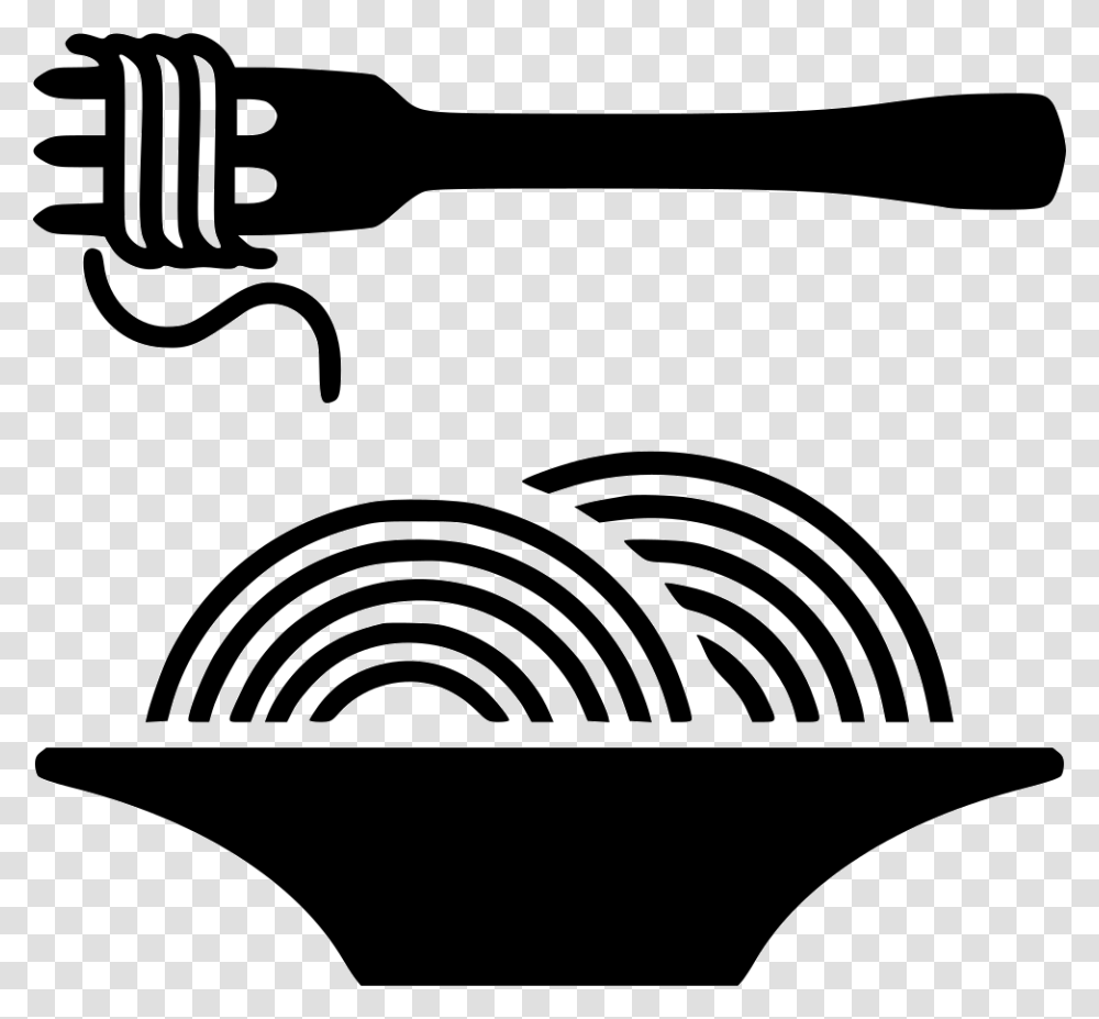 Pasta, Stencil, Cutlery, Fork Transparent Png