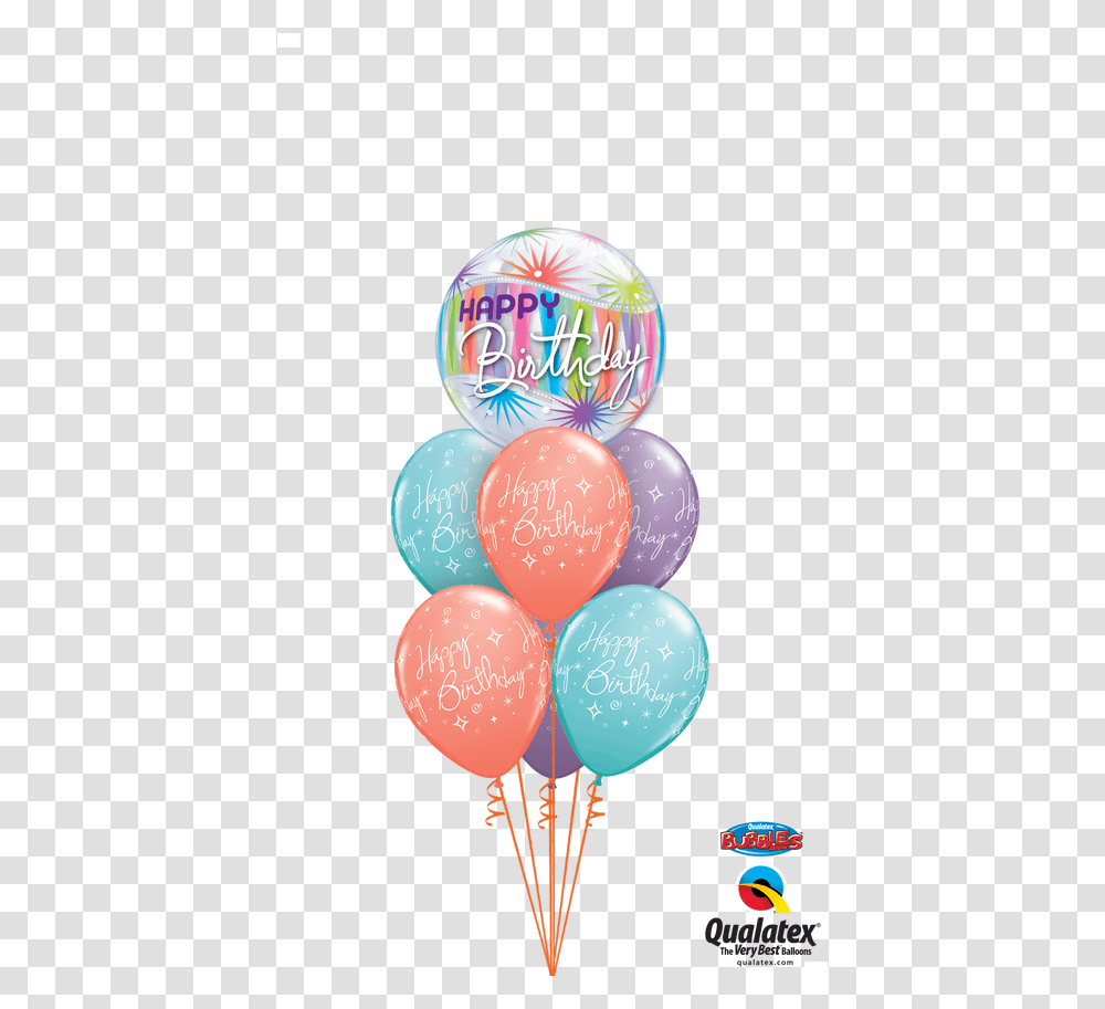 Pastel Balloons Happy Birthday Balloons For Her, Egg Transparent Png