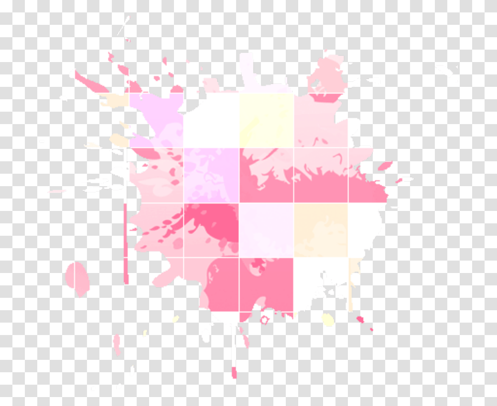 Pastel Blood Spatter Aesthetic Pink Pixel Pale Lash Trap, Paper, Floral Design Transparent Png
