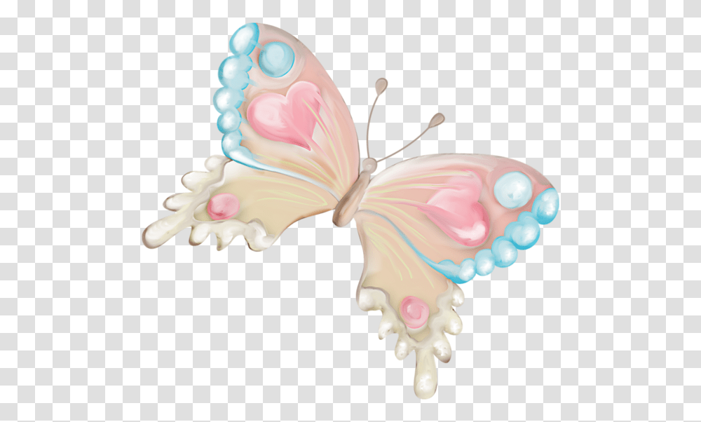 Pastel Butterfly Clipart, Invertebrate, Animal, Sea Life, Seashell Transparent Png