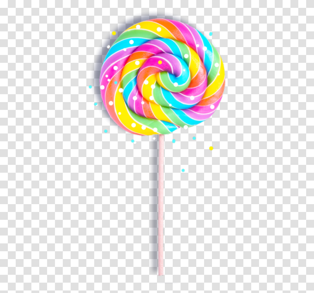 Pastel Candy Candys Cute Pink Tumblr Aesthetic Rainbow Lollipop Background, Food, Balloon Transparent Png