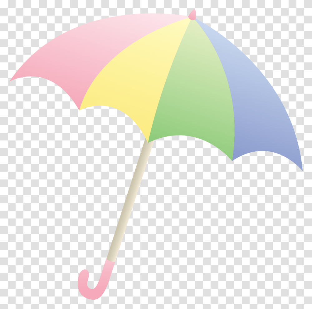 Pastel Colored Umbrella, Tape, Cushion Transparent Png
