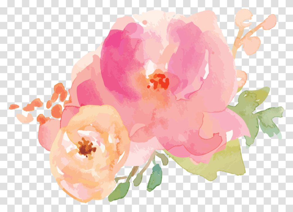 Pastel Colors Floral, Plant, Flower, Blossom, Rose Transparent Png