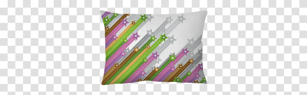 Pastel Diagonal Shooting Stars Pillow Cover • Pixers We Live To Change Cushion, Weapon, Airplane, Transportation, Sword Transparent Png