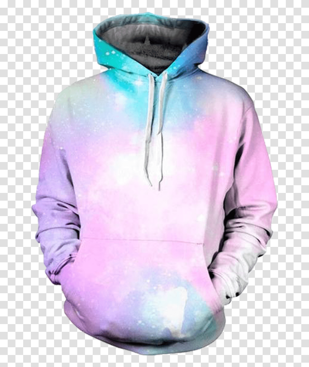 Pastel Galaxy Hoodie, Apparel, Sweatshirt, Sweater Transparent Png