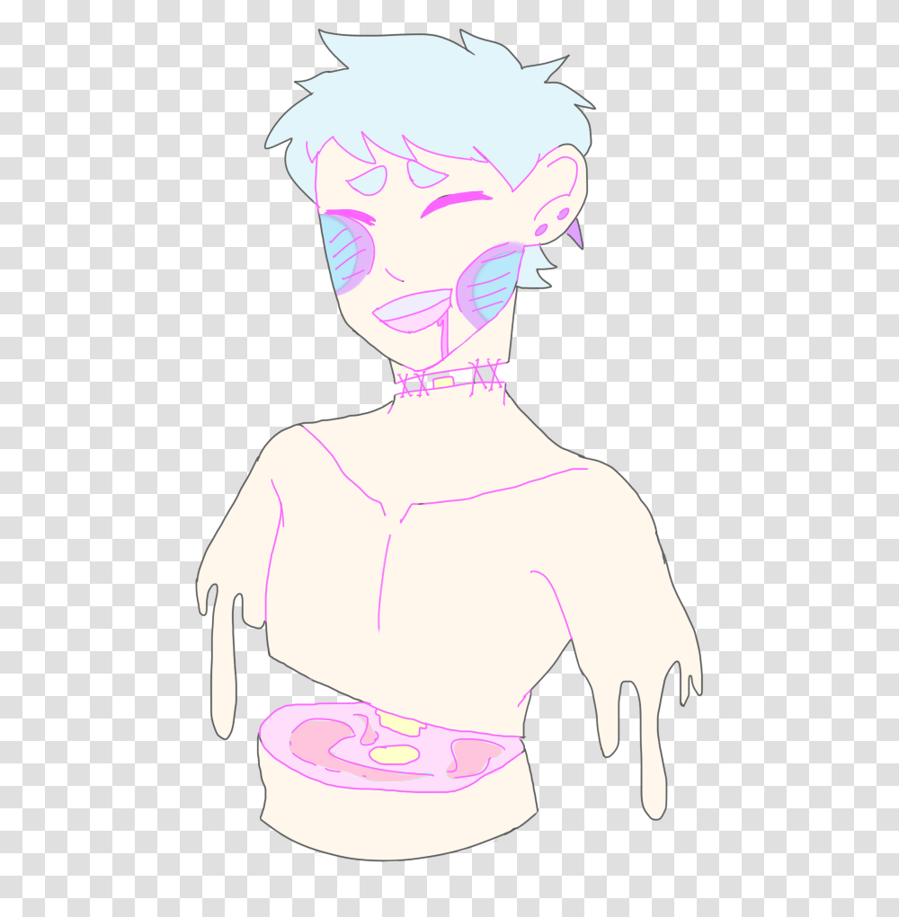 Pastel Gore By Enigmabat Drawing Stuff Illustration, Person, Human, Art, Graphics Transparent Png