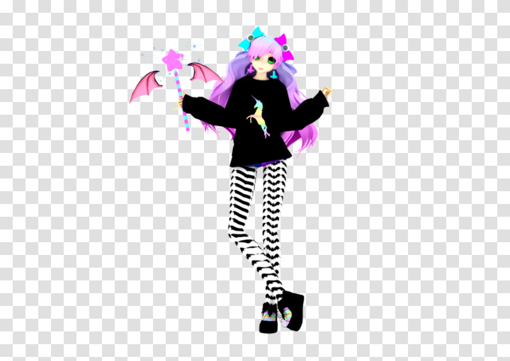 Pastel Goth Anime Pastel Goth Pastel Goth, Performer, Person, Human, Clown Transparent Png