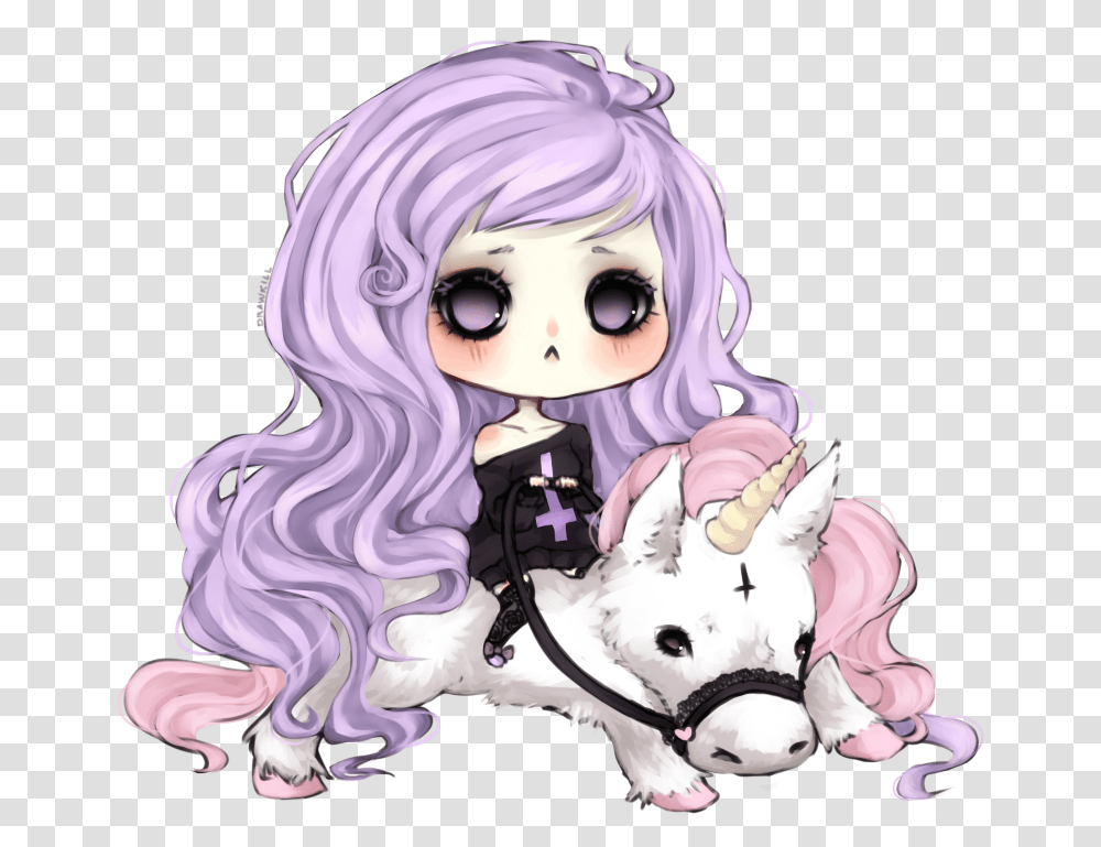 Pastel Goth, Comics, Book, Manga, Person Transparent Png