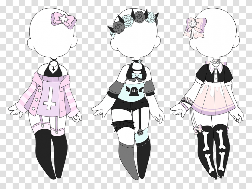 Pastel Goth Outfits Pastel Goth Aesthetic Outfits, Person, Human, Comics, Book Transparent Png
