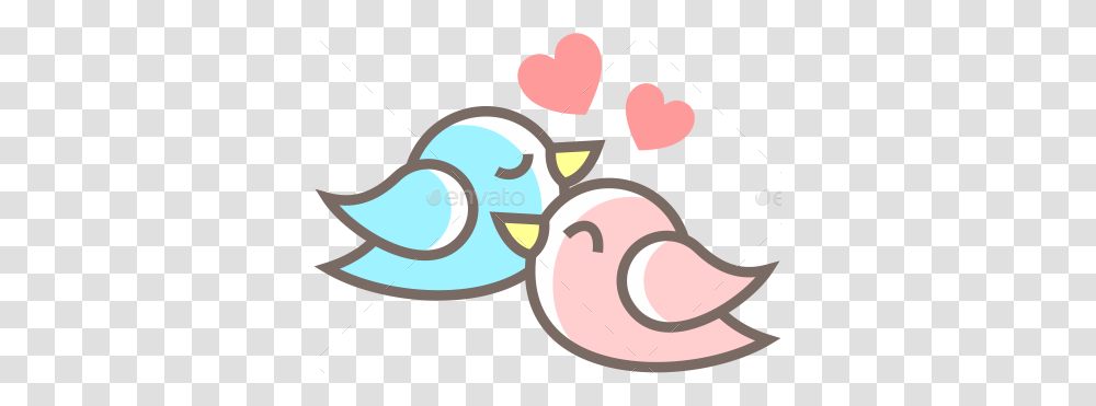 Pastel Love Set, Animal, Food, Heart, Icing Transparent Png