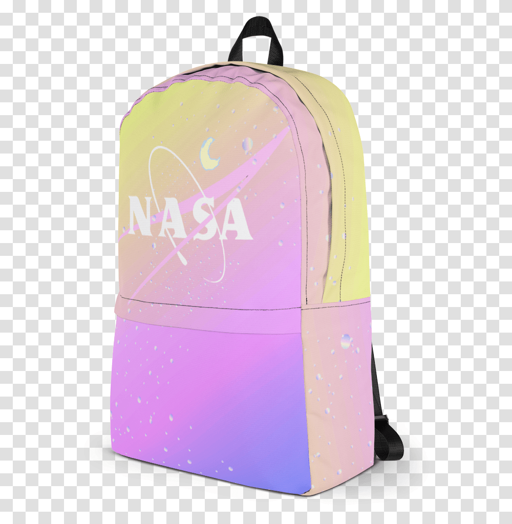 Pastel Nasa Tumblr Soft Grunge Backpack Pastel Kawaii Backpack, Cosmetics, Bottle, Deodorant Transparent Png