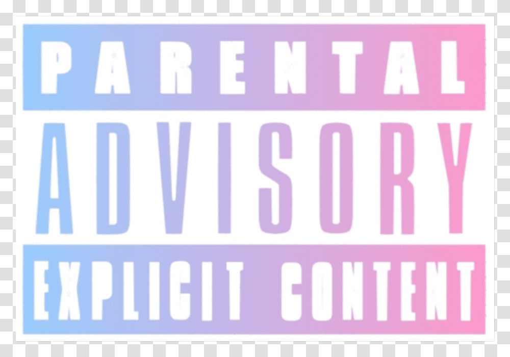 Pastel Parentaladvisory Explicitcontet Warning Parental Advisory, Word, Alphabet Transparent Png