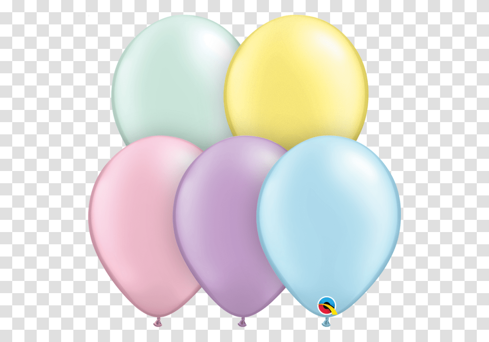 Pastel Pearl Metallic Balloons Transparent Png