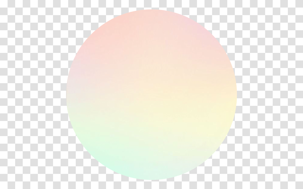 Pastel Rainbow Circle Background Aesthetic Gradient Circle, Sphere, Lighting, Balloon, Face Transparent Png