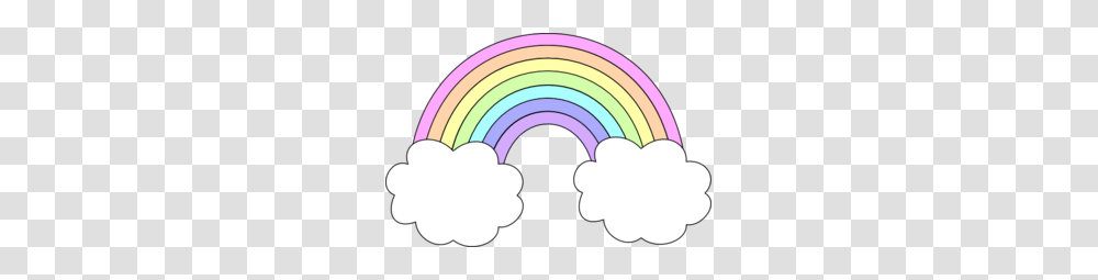 Pastel Rainbow Clip Art Creative Rainbow Pastel, Nature, Hammer, Tool Transparent Png