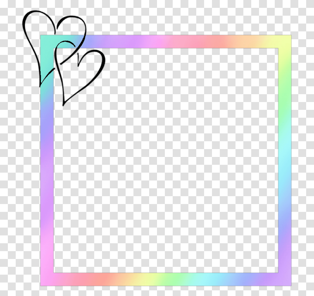 Pastel Rainbow Clipart Pastel Rainbow Pastel Frame, Screen, Electronics, Plot Transparent Png