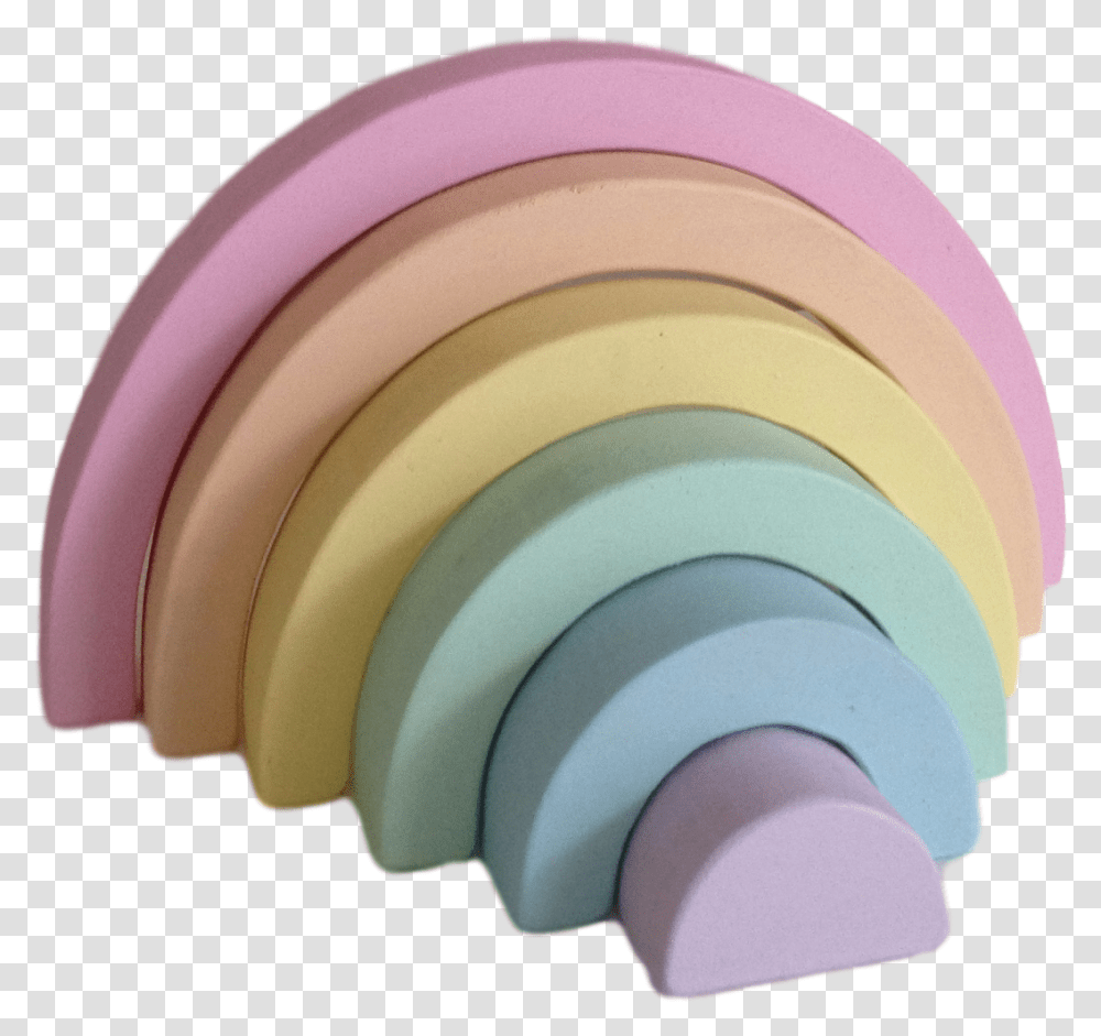 Pastel Stacking Rainbow Nail Care, Tape, Frisbee, Toy, Neighborhood Transparent Png