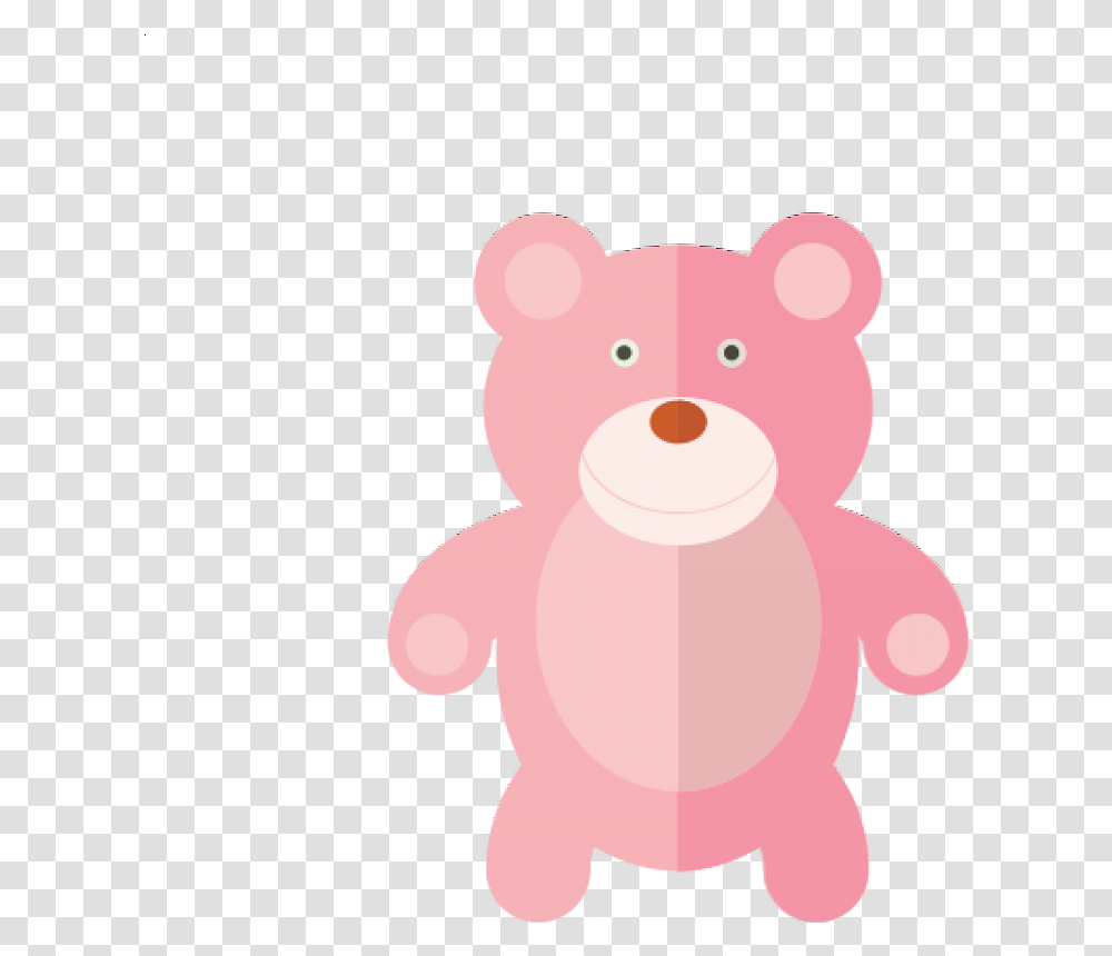 Pastel, Toy, Plush, Bear, Wildlife Transparent Png