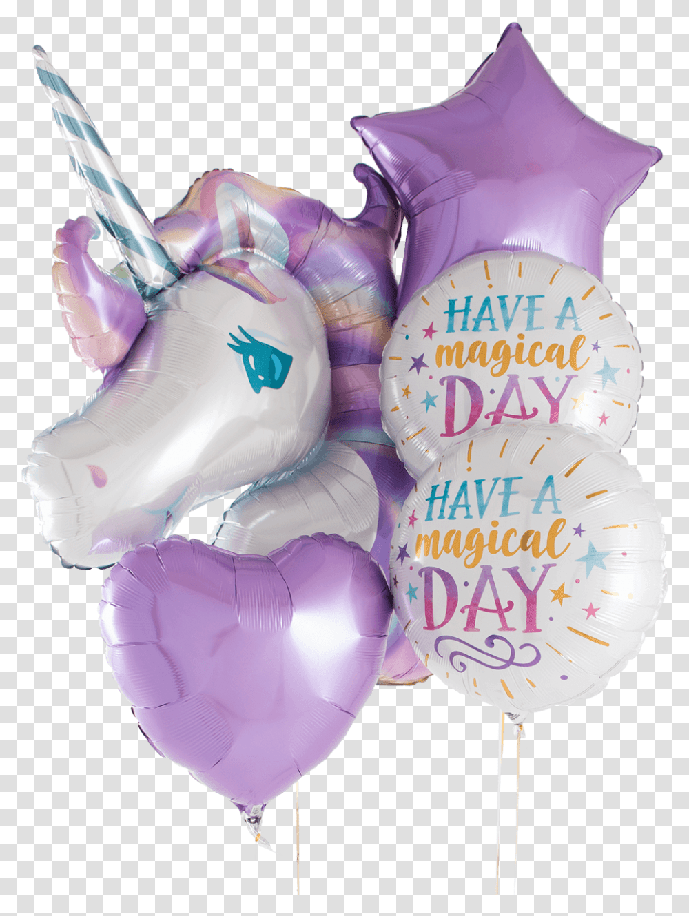 Pastel Unicorn Balloon Bunch Unicorn Pastel Balloons, Diaper, Inflatable Transparent Png