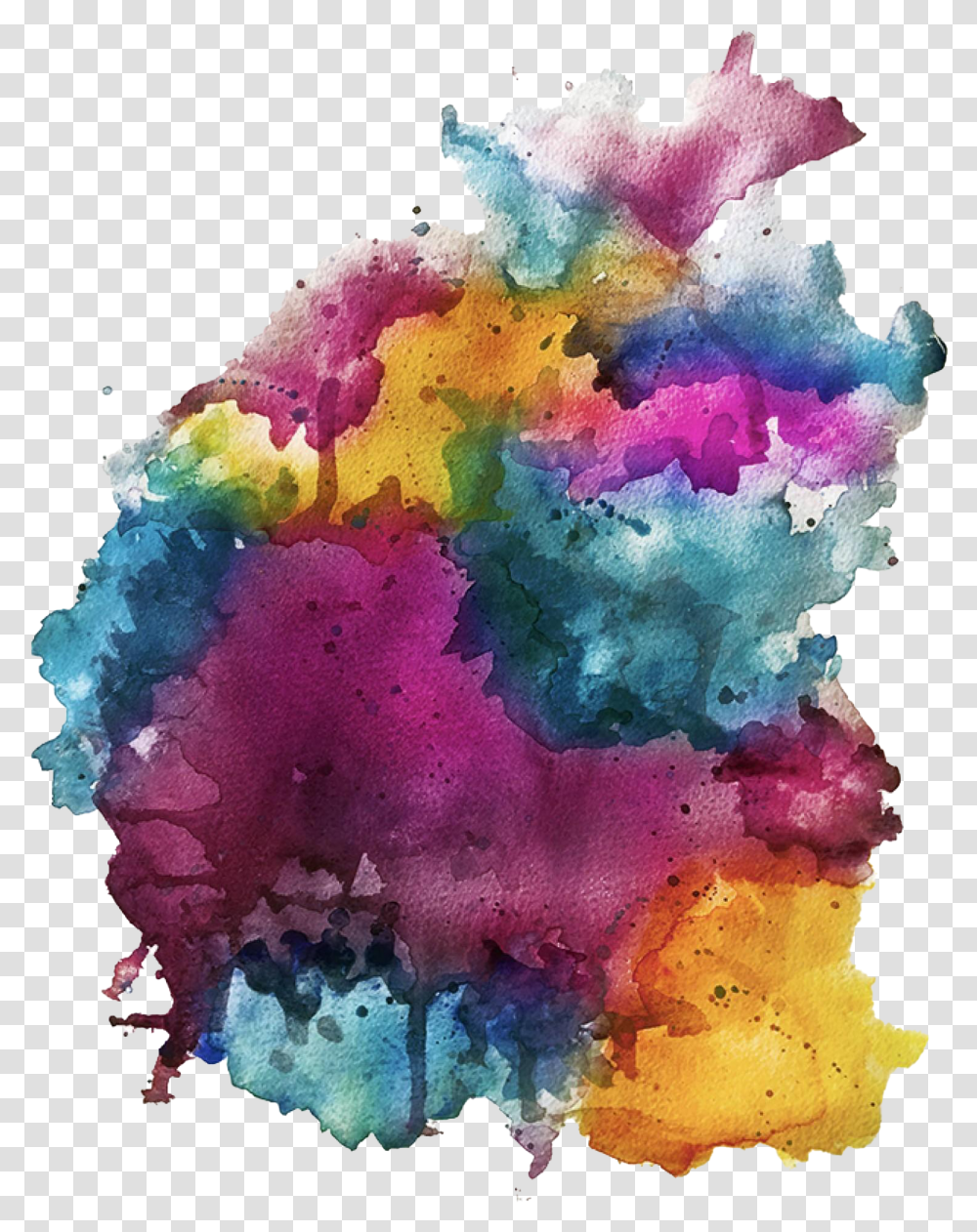Pastel Watercolor Watercolor Splash Transparent Png