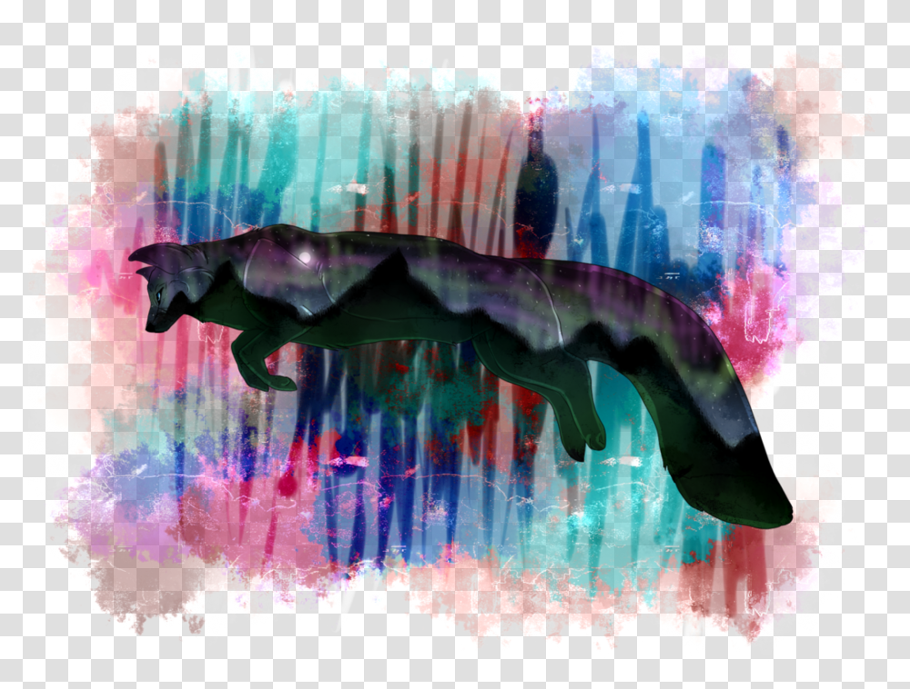 Pastels Drawing Northern Lights Mane, Modern Art, Paint Container Transparent Png