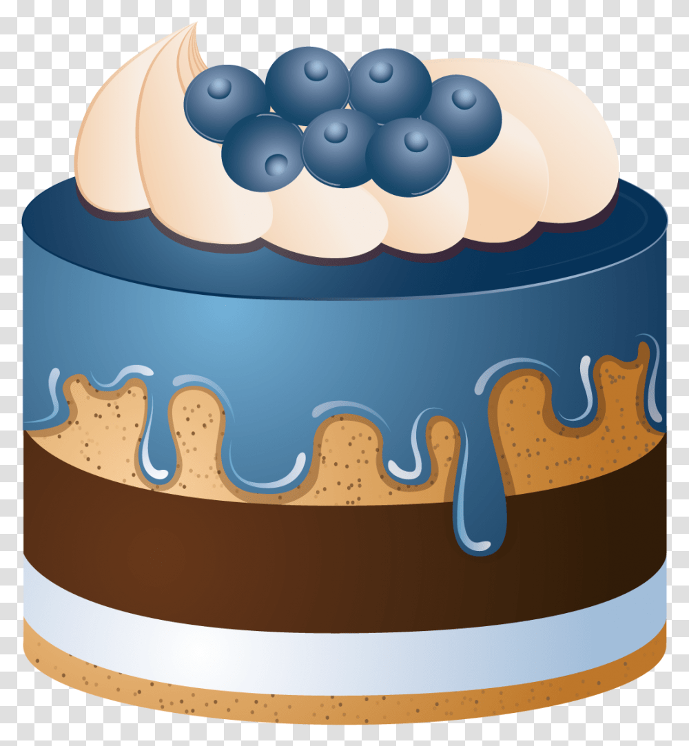 Pastry Drawing Baking Supply Blueberry Cake Clipart, Birthday Cake, Dessert, Food, Cream Transparent Png