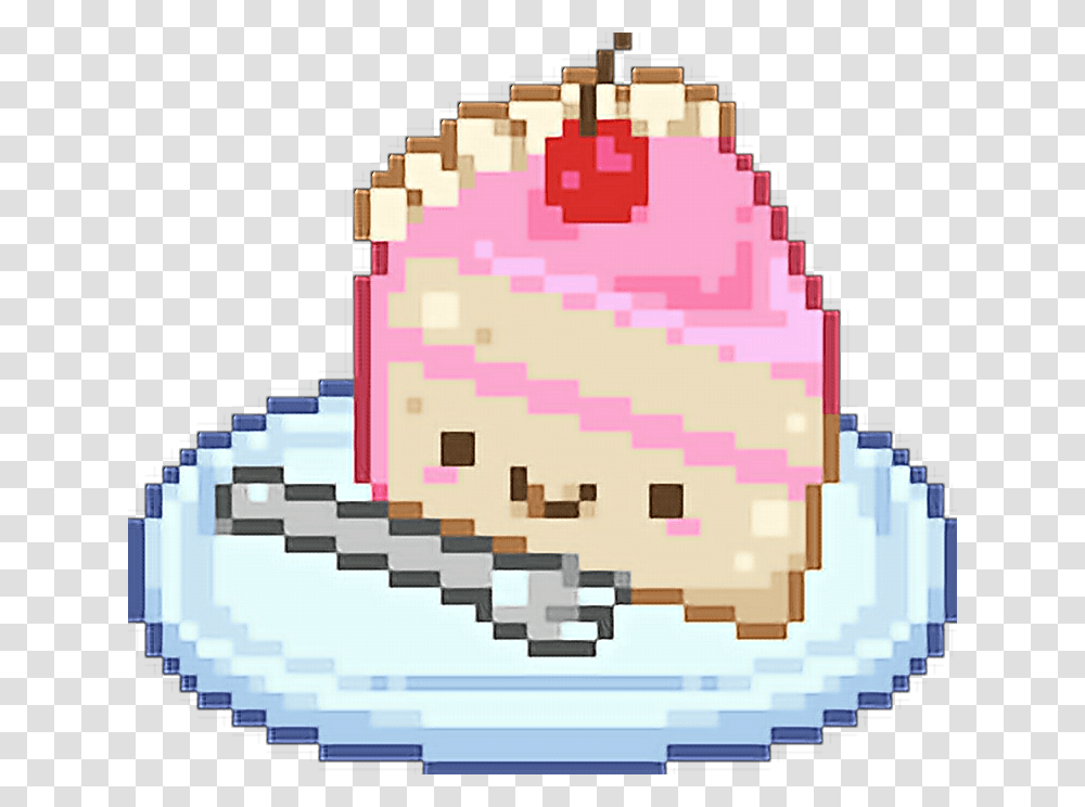 Pastry Drawing Food Pixel Cake Gif, Dessert, Apparel, Icing Transparent Png