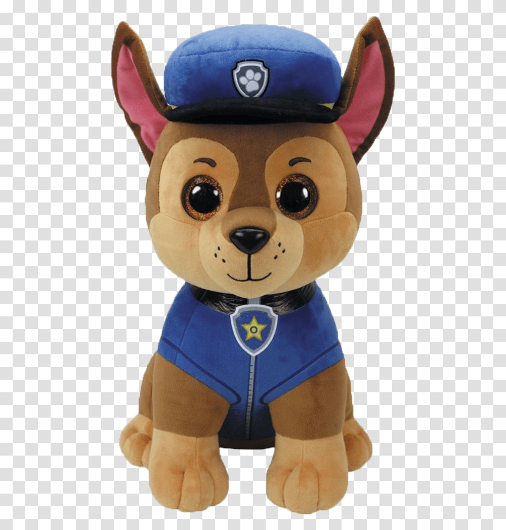Pat Patrouille Chase Peluche Ty Large Ty Paw Patrol, Mascot, Plush, Toy, Figurine Transparent Png