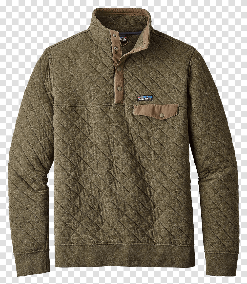Patagonia Cotton Quilt Snap T Pullover, Fleece, Apparel, Person Transparent Png