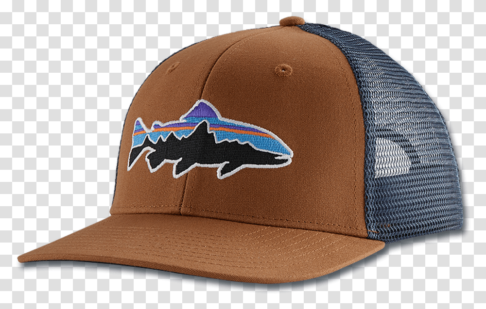 Patagonia Fitz Roy Trout Truckers Patagonia Trout Hat, Clothing, Apparel, Baseball Cap Transparent Png