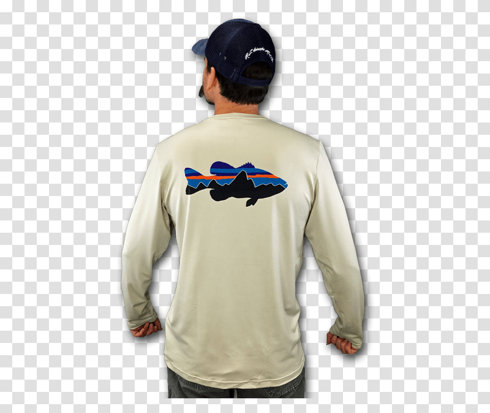 Patagonia Fitzroy Bass Hammerhead Shark, Clothing, Apparel, Long Sleeve, Person Transparent Png
