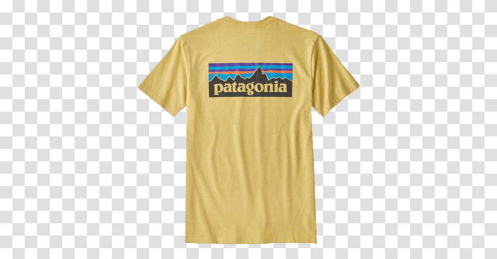 Patagonia P 6 Logo Responsible Tee Sun Yellow Arrow & Beast Patagonia Clothing, Apparel, T-Shirt, Khaki Transparent Png