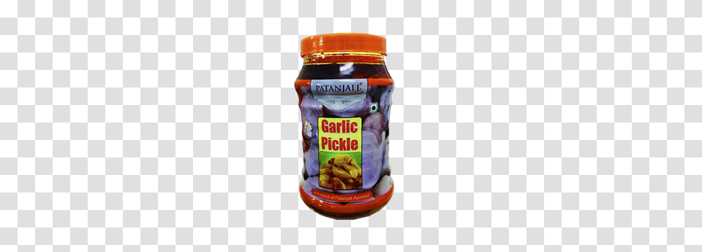 Patanjali Garlic Pickle, Plant, Food, Vegetable, Jar Transparent Png