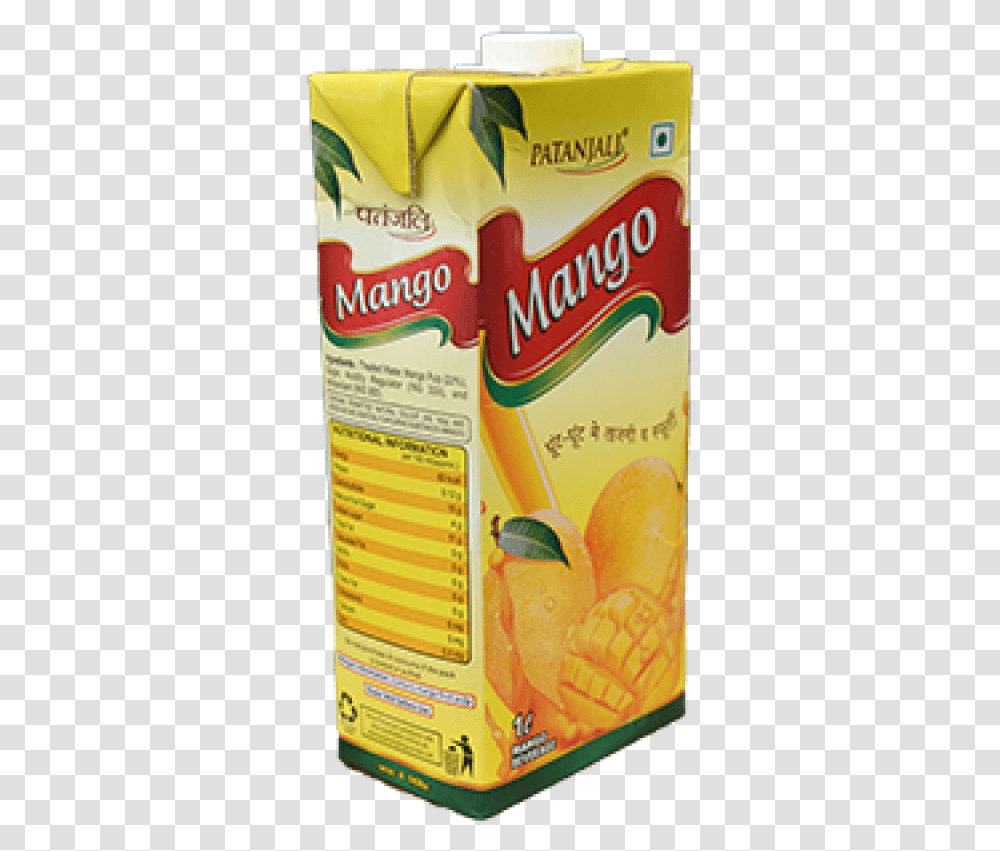 Patanjali Mango Drink L Download Snack, Beverage, Juice, Tin, Bottle Transparent Png