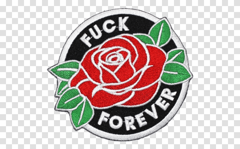 Patch Fuck Rose Sad Emblem, Rug, Logo, Trademark Transparent Png