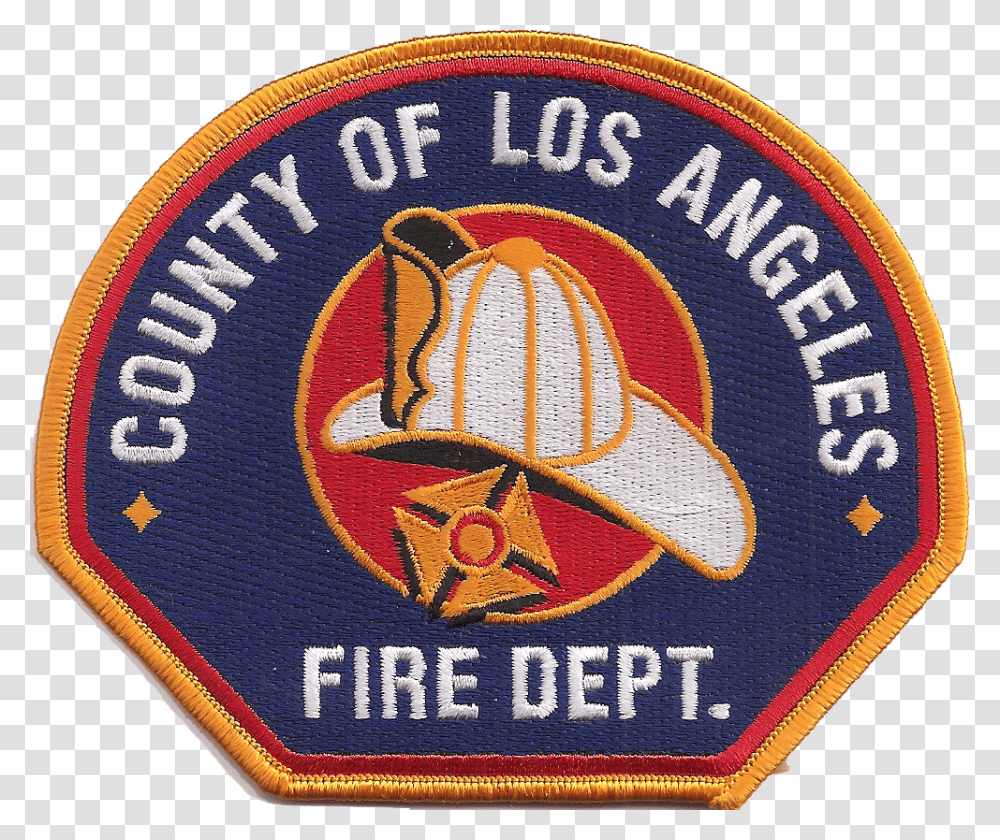 Patch Of The Los Angeles County Fire Department Angeles County Fire Department, Rug, Logo, Trademark Transparent Png