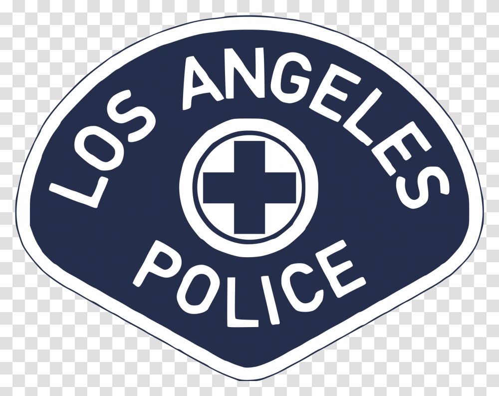 Patch Of The Los Angeles Police Emblem, Logo, Symbol, First Aid, Label Transparent Png