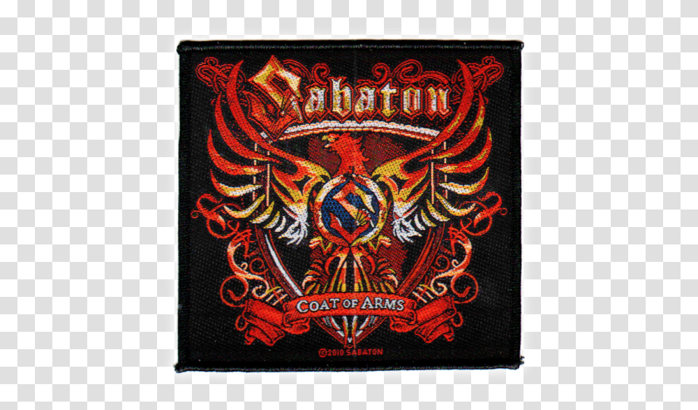 Patch Sabaton Of Arms Sabaton Coat Of Arms, Symbol, Logo, Trademark, Emblem Transparent Png