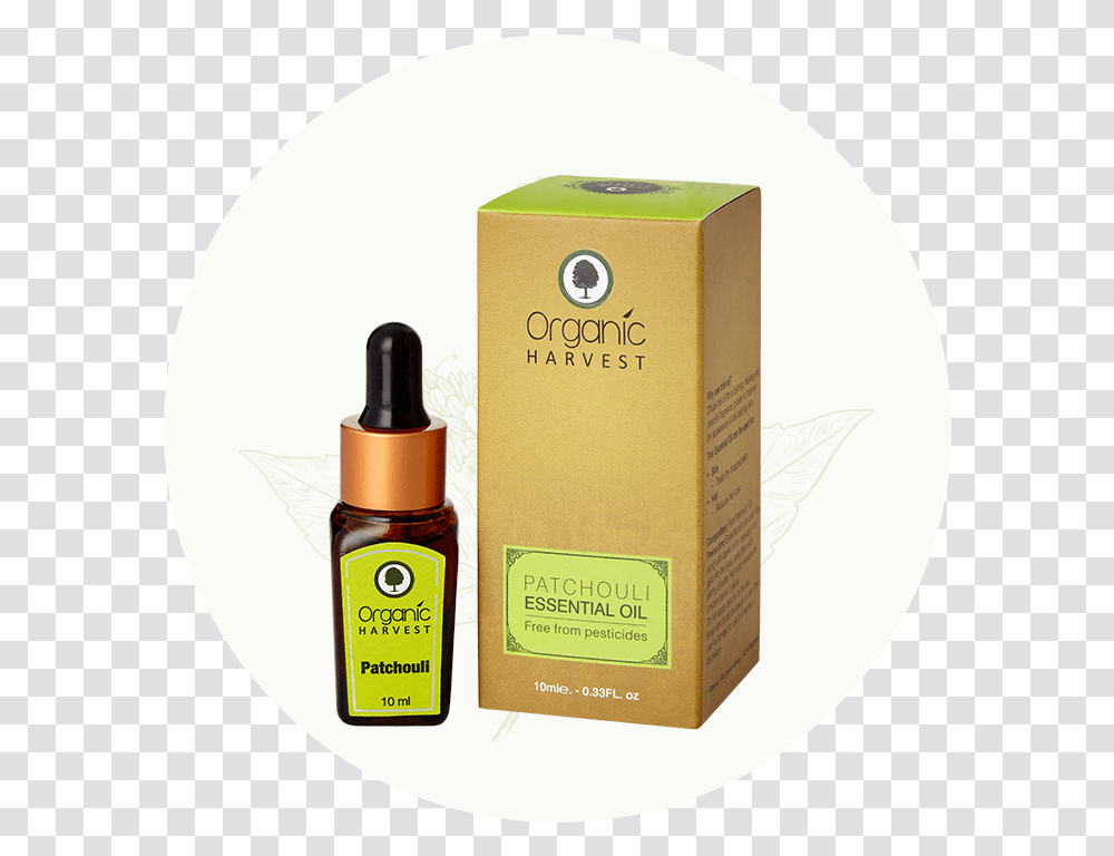 Patchouli Essential Oil Organic Harvest Basil Oil, Bottle, Cosmetics, Label Transparent Png