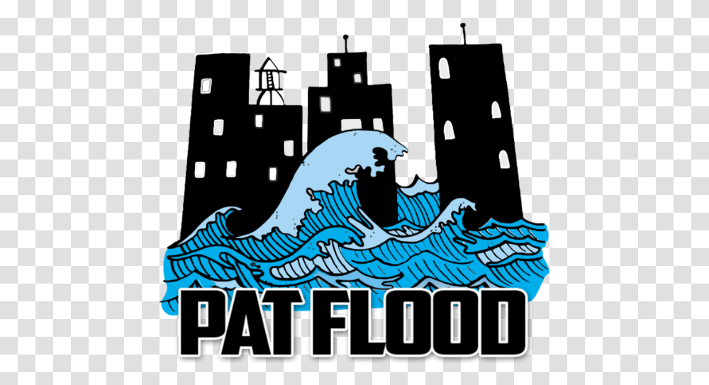 Patflood Blue Waves Graphic Design, Water, Sea, Outdoors, Nature Transparent Png