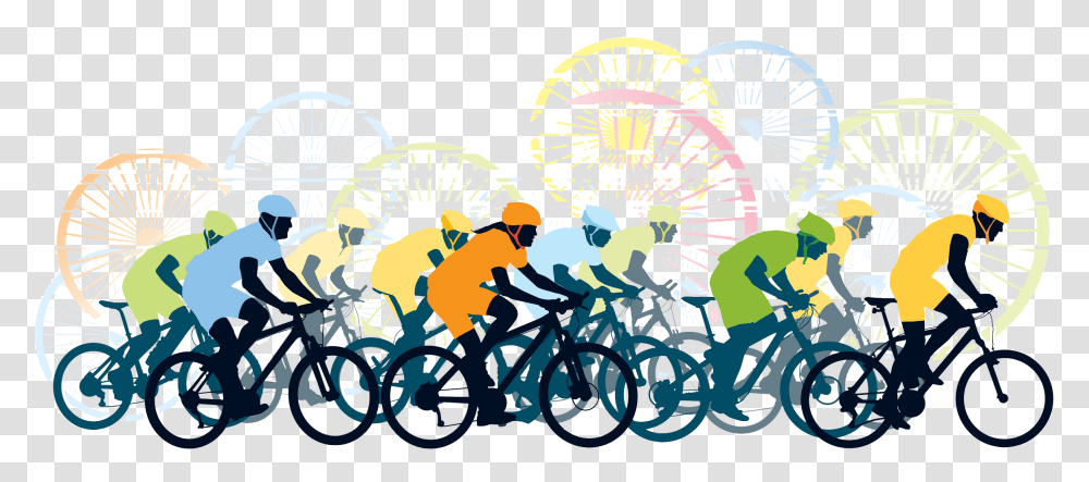 Path Clipart Bicycle Path Bicycle Race, Vehicle, Transportation, Bike, Wheel Transparent Png