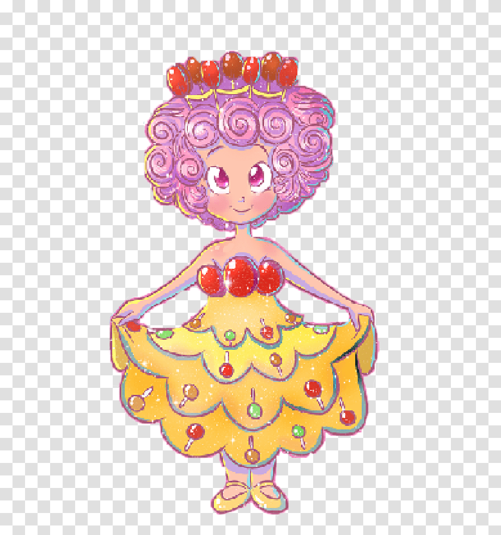 Path Clipart Candyland Princess Lolly Candy Land Characters, Doll, Toy, Birthday Cake, Dessert Transparent Png