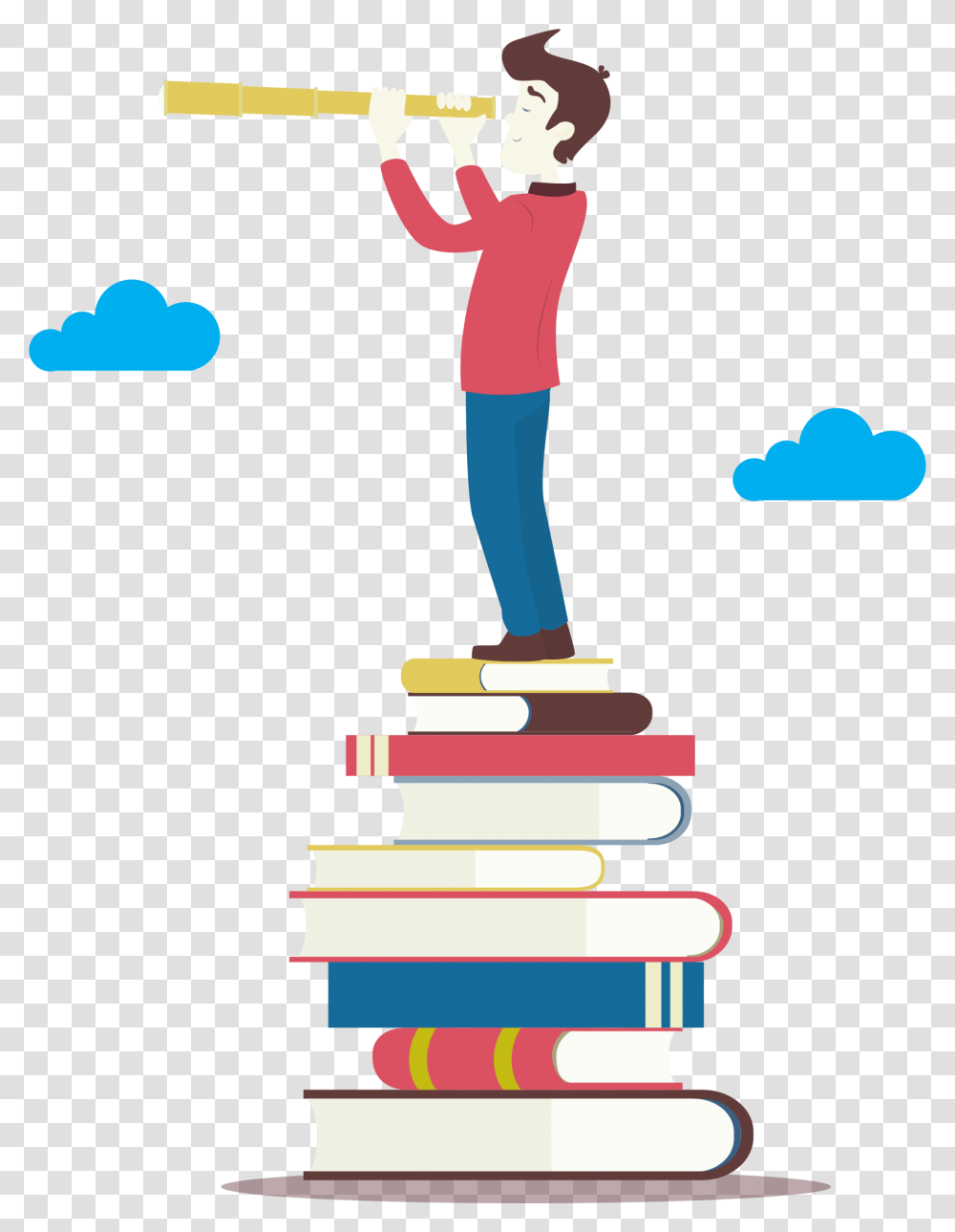 Path Clipart, Person, Human, Book Transparent Png