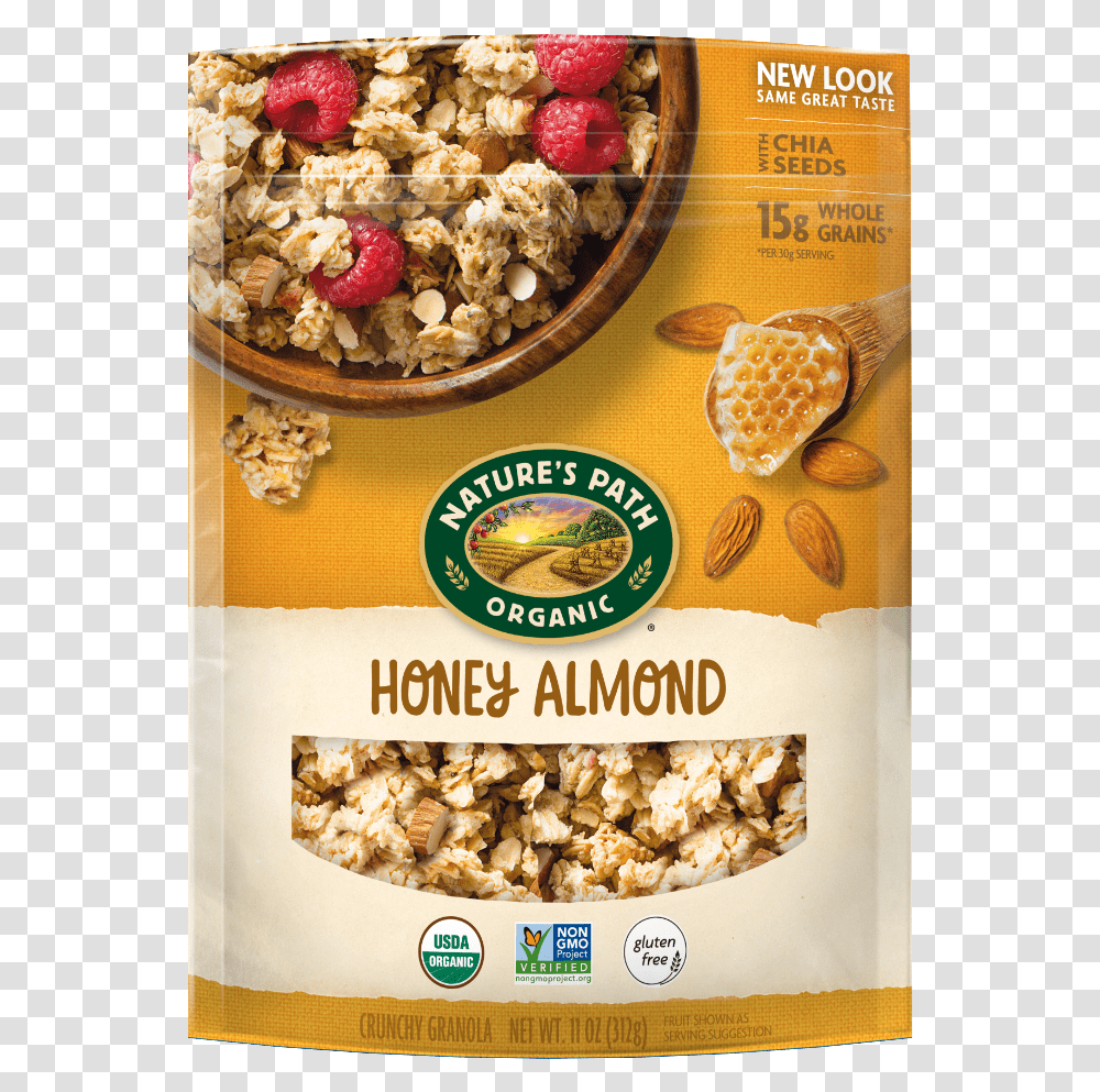 Path Honey Almond Granola, Food, Plant, Snack, Popcorn Transparent Png